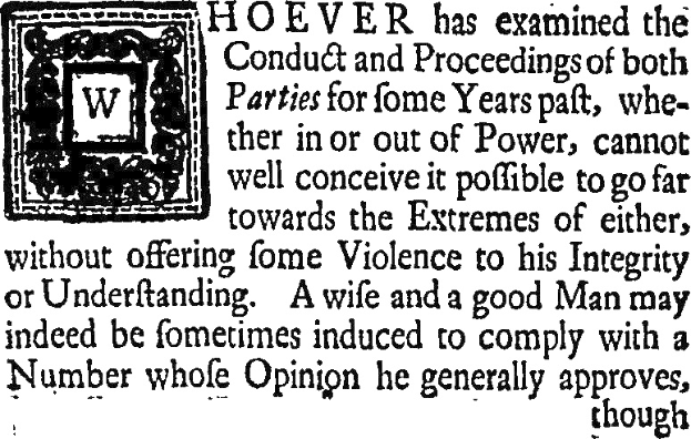 Schwarzes und weißes Foto eines Mannes im Anzug und mit Krawatte mit zentriertem Text und Logo, wobei der Text das politische Verhalten und Kompromisse diskutiert.