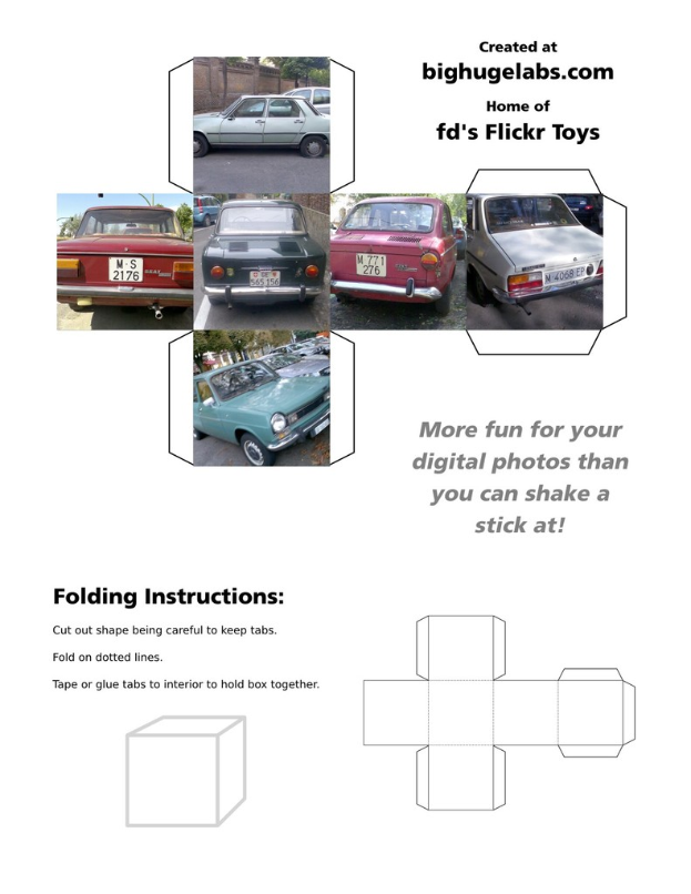 Ein Präsentationsschieb mit Fahrzeugen auf einer Straße und Text darauf.